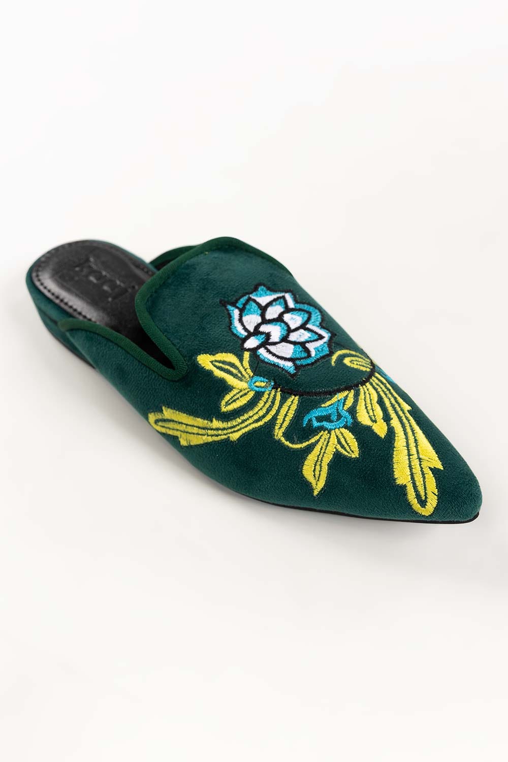 Women Green Mules