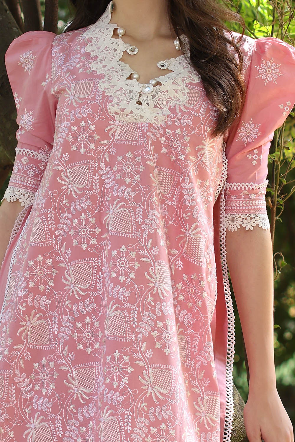 2 Piece Unstitched Embroidered Lawn Suit