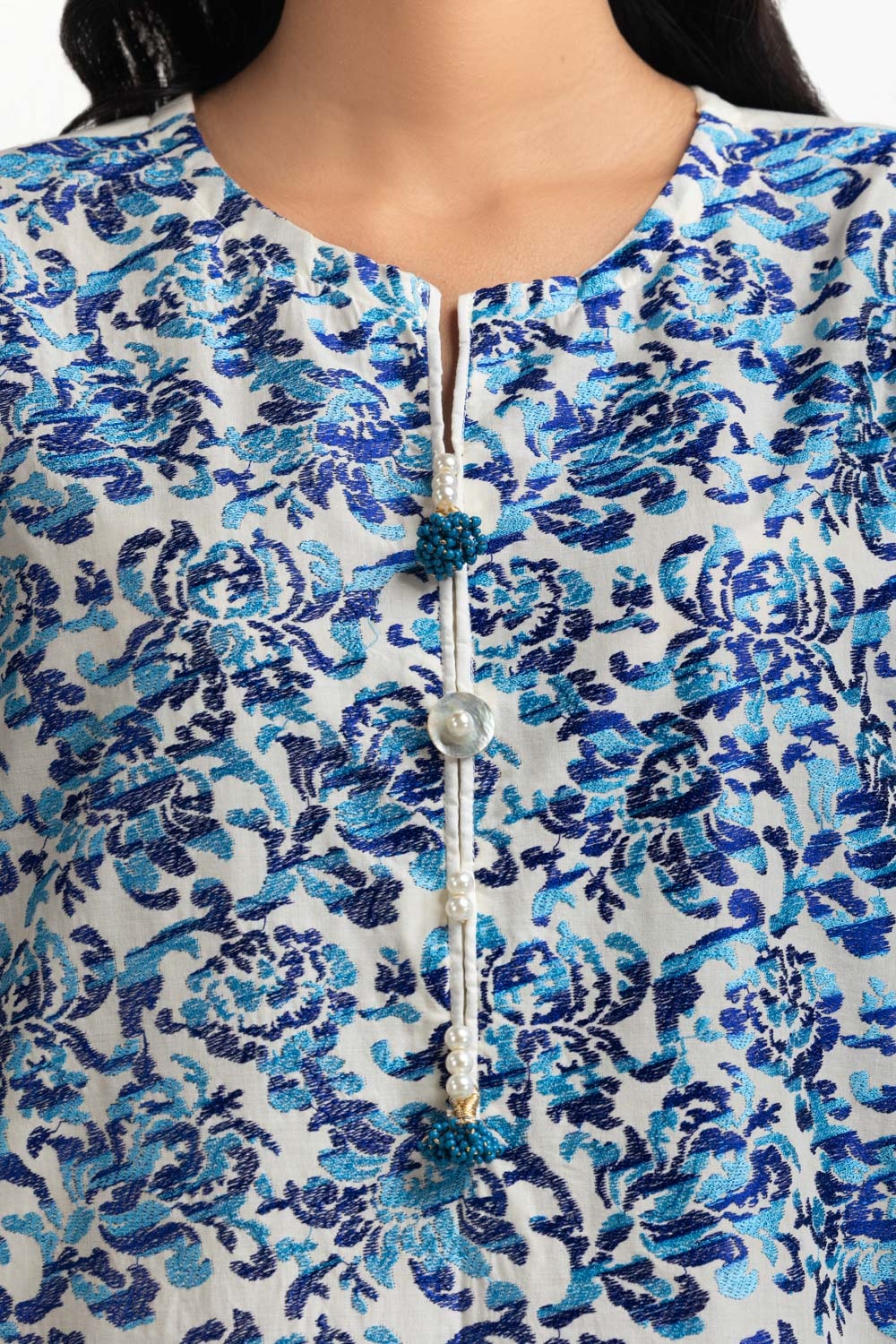 Lawn Embroidered Shirt And Trouser