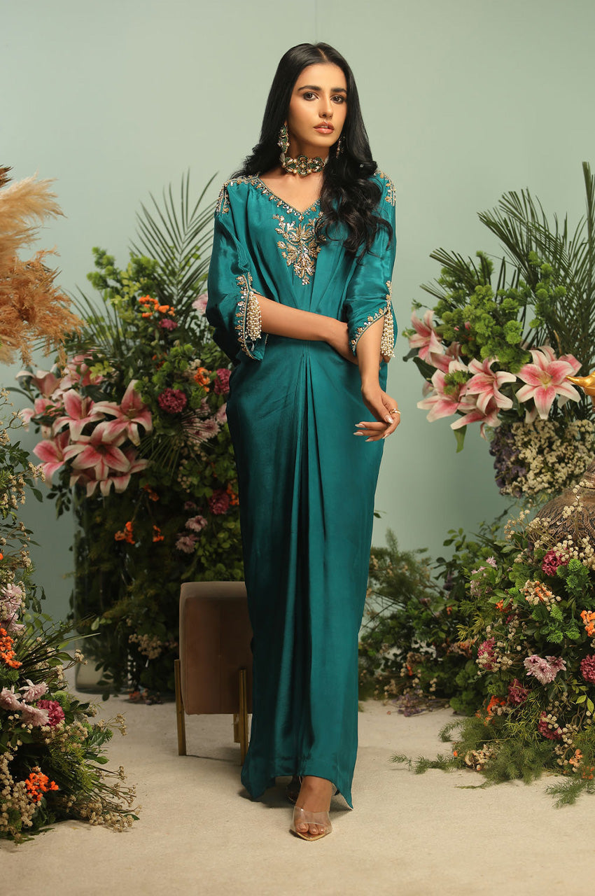 EMERALD GREEN KAFTAN