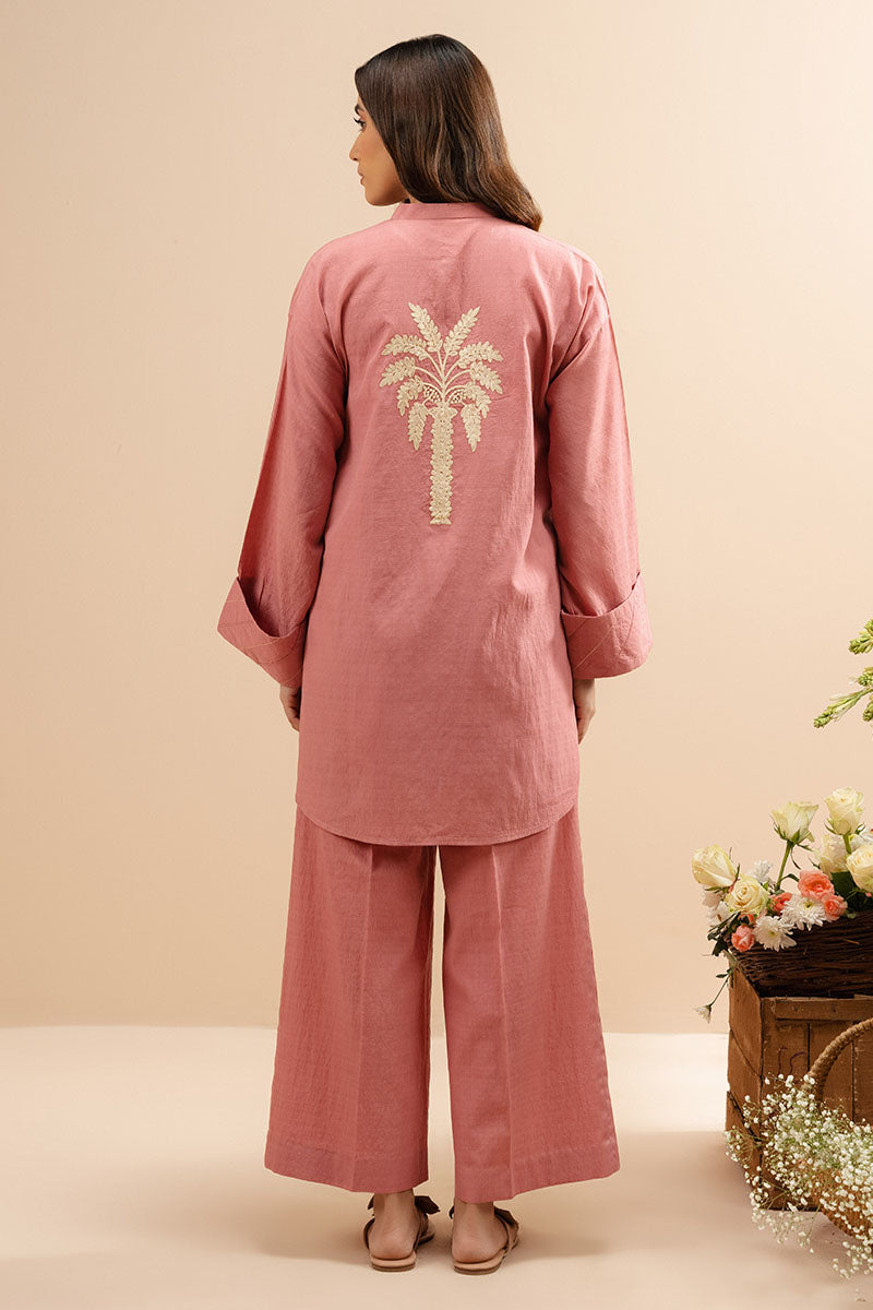 Dusty Rose-2 Pc (Shirt & Trouser)