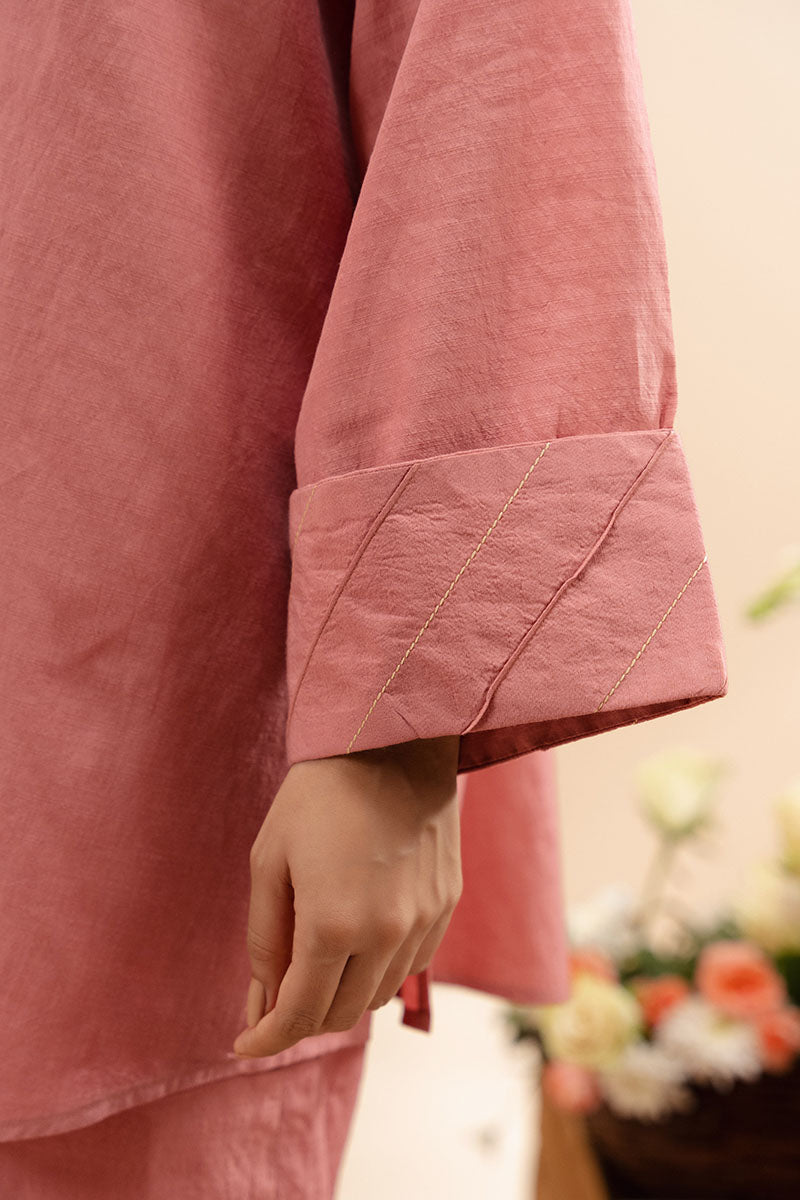 Dusty Rose-2 Pc (Shirt & Trouser)