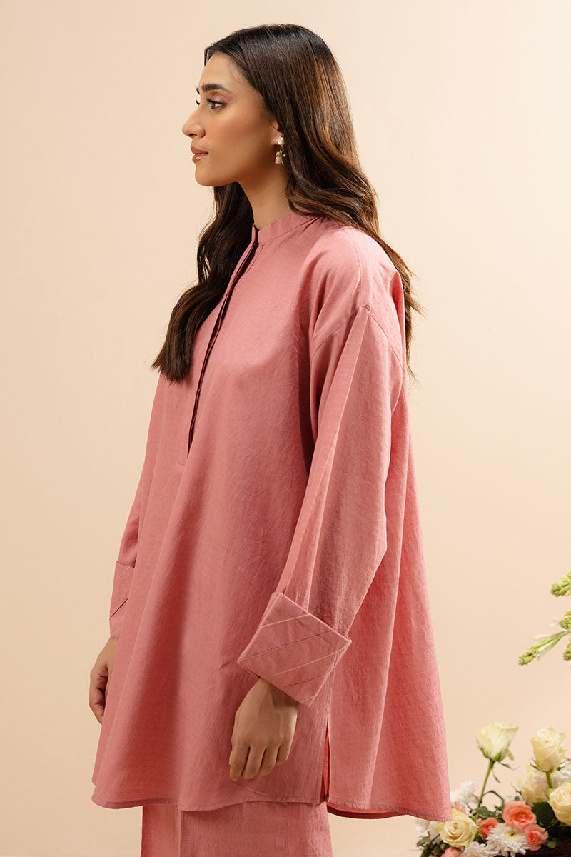 Dusty Rose-2 Pc (Shirt & Trouser)