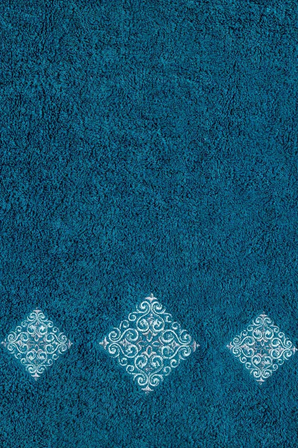 Enamel Combed Embroidered Towel