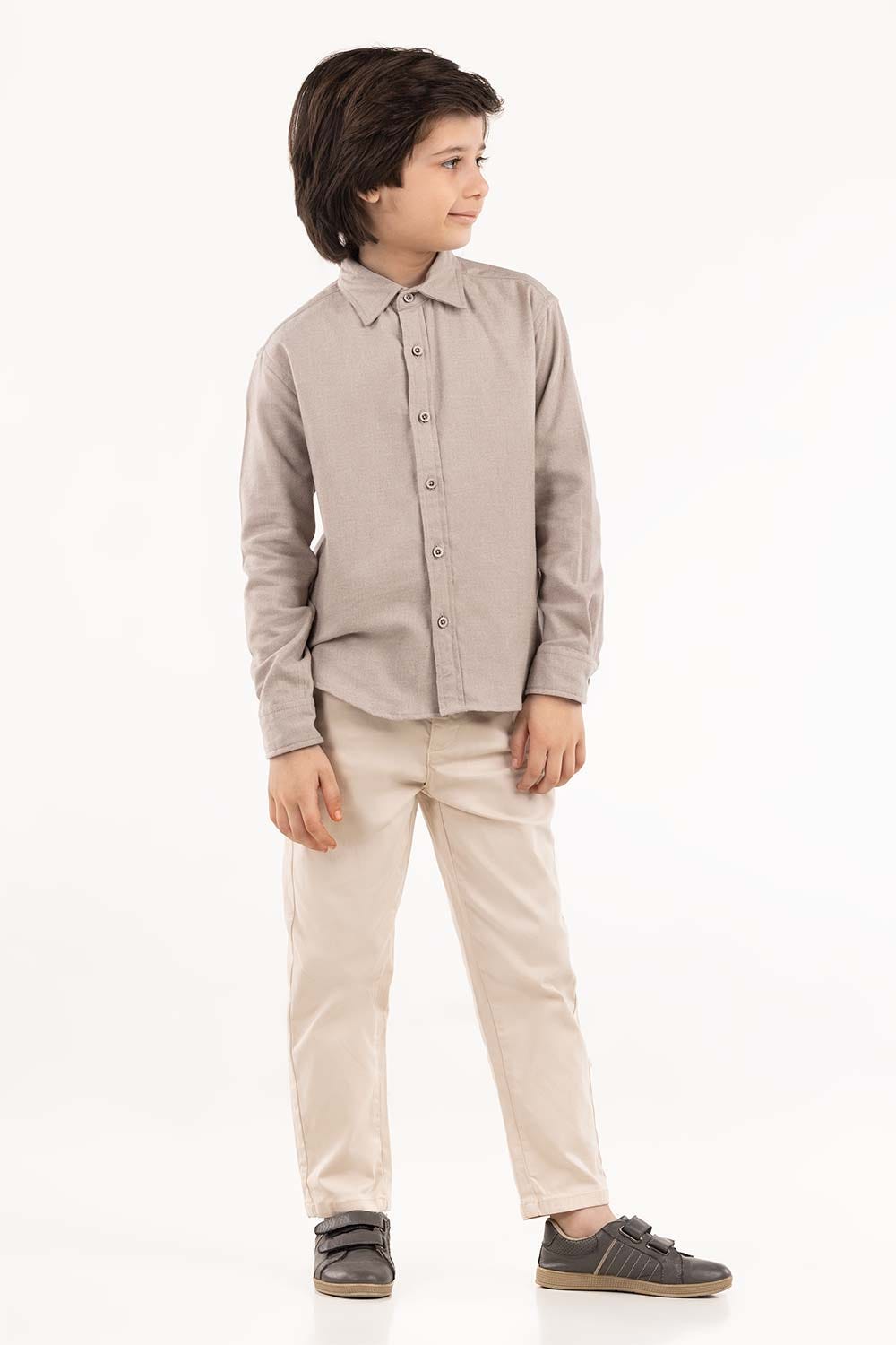 Toddler Boy Fawn Casual Shirt 224