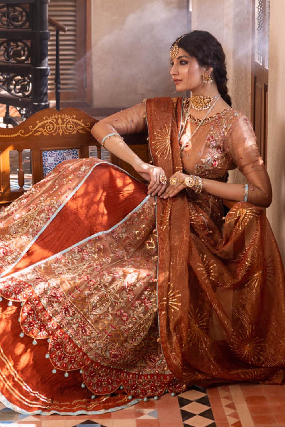 3 Piece Unstitched Royal Embroidered Suit