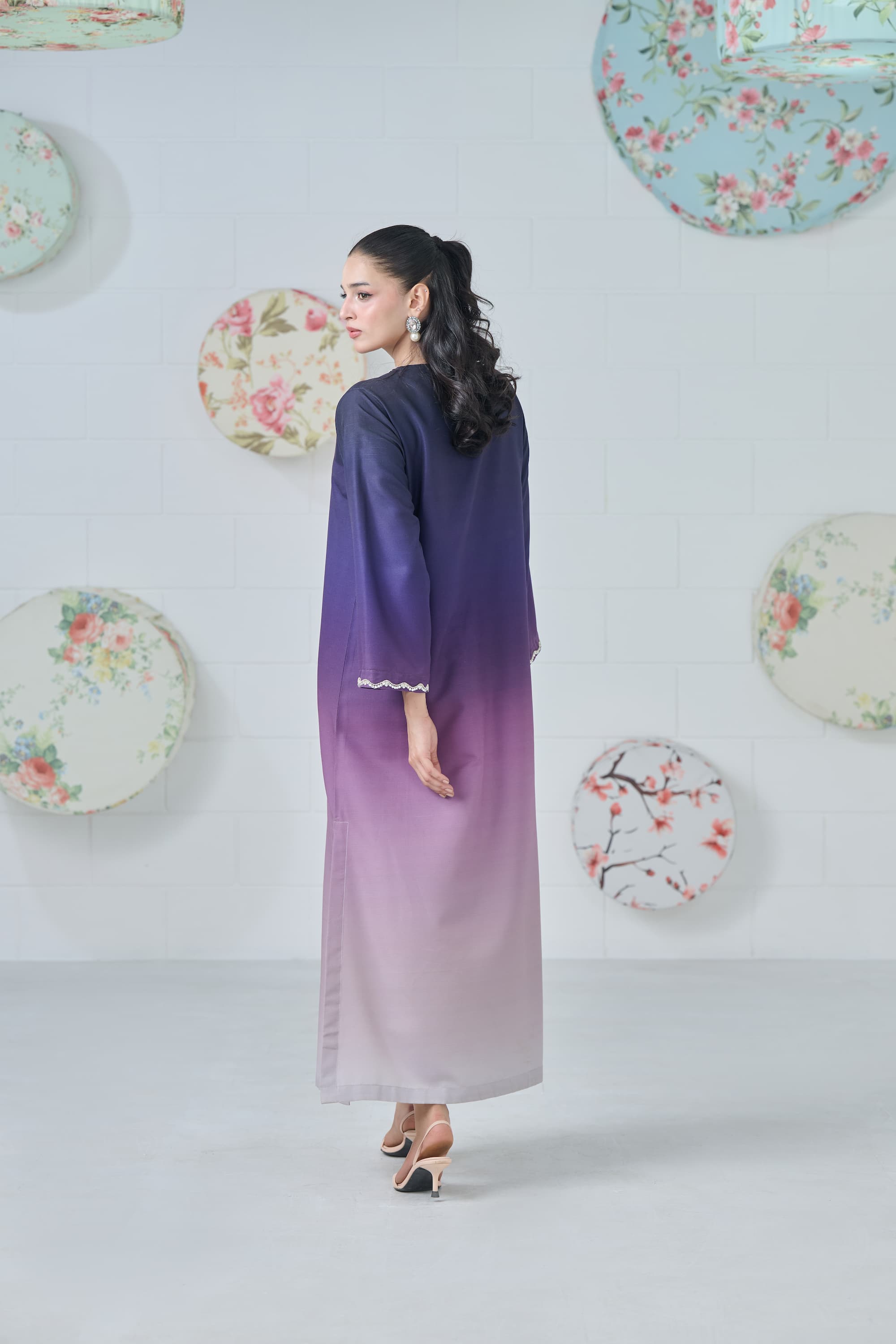 Moonlit Mist Kaftan 2-Piece