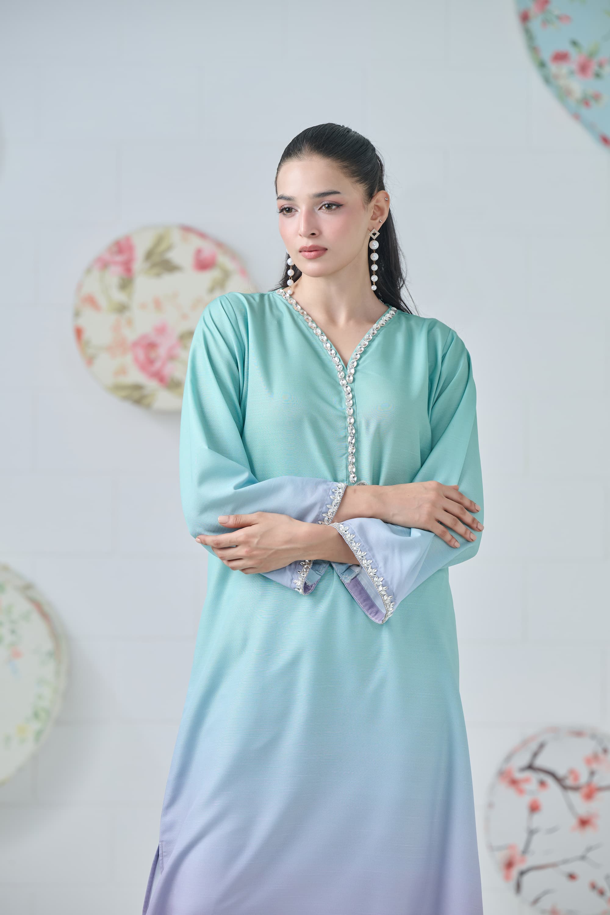 Lilac Breeze Kaftan 2-Piece