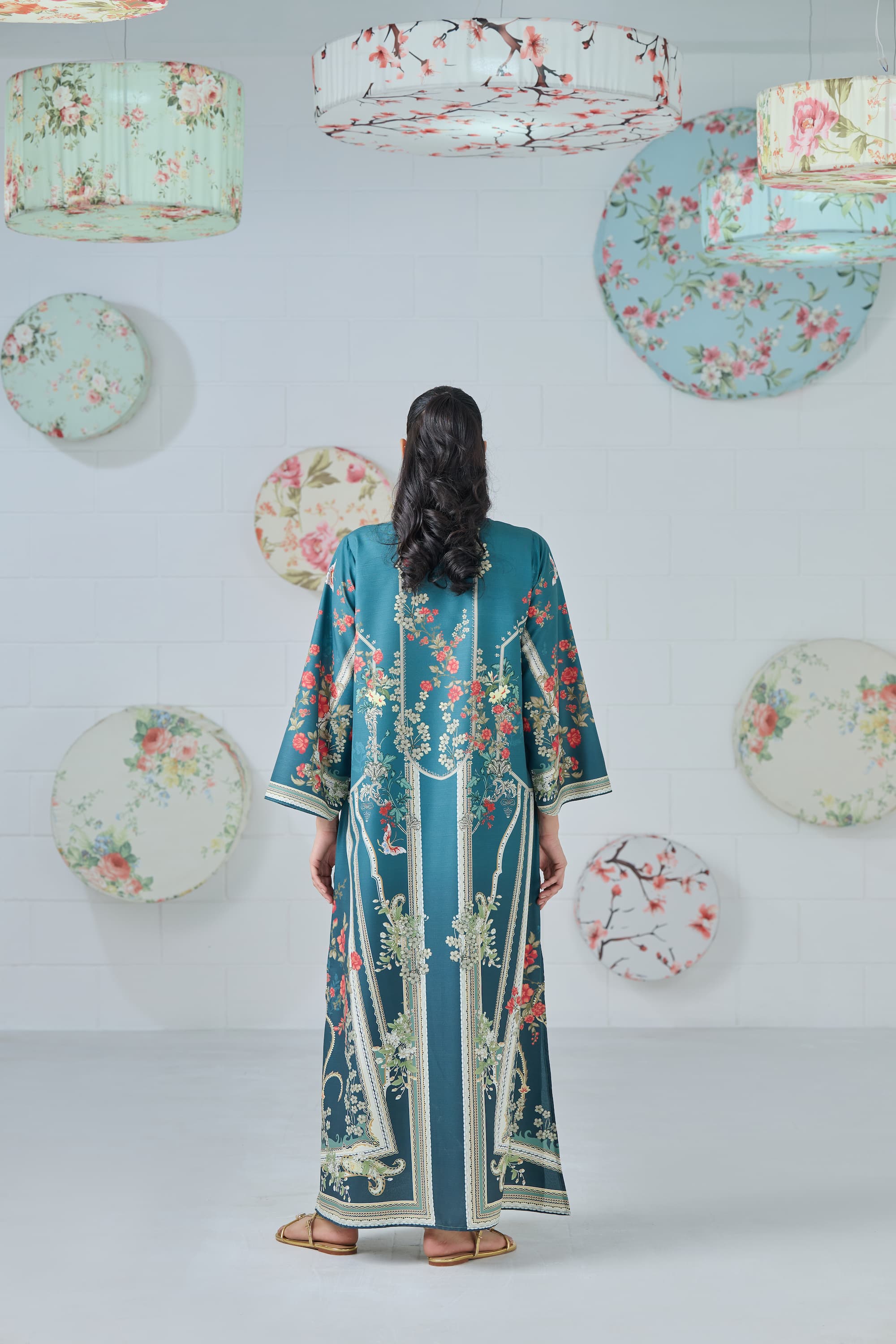 Emerald Affair Kaftan 2-Piece