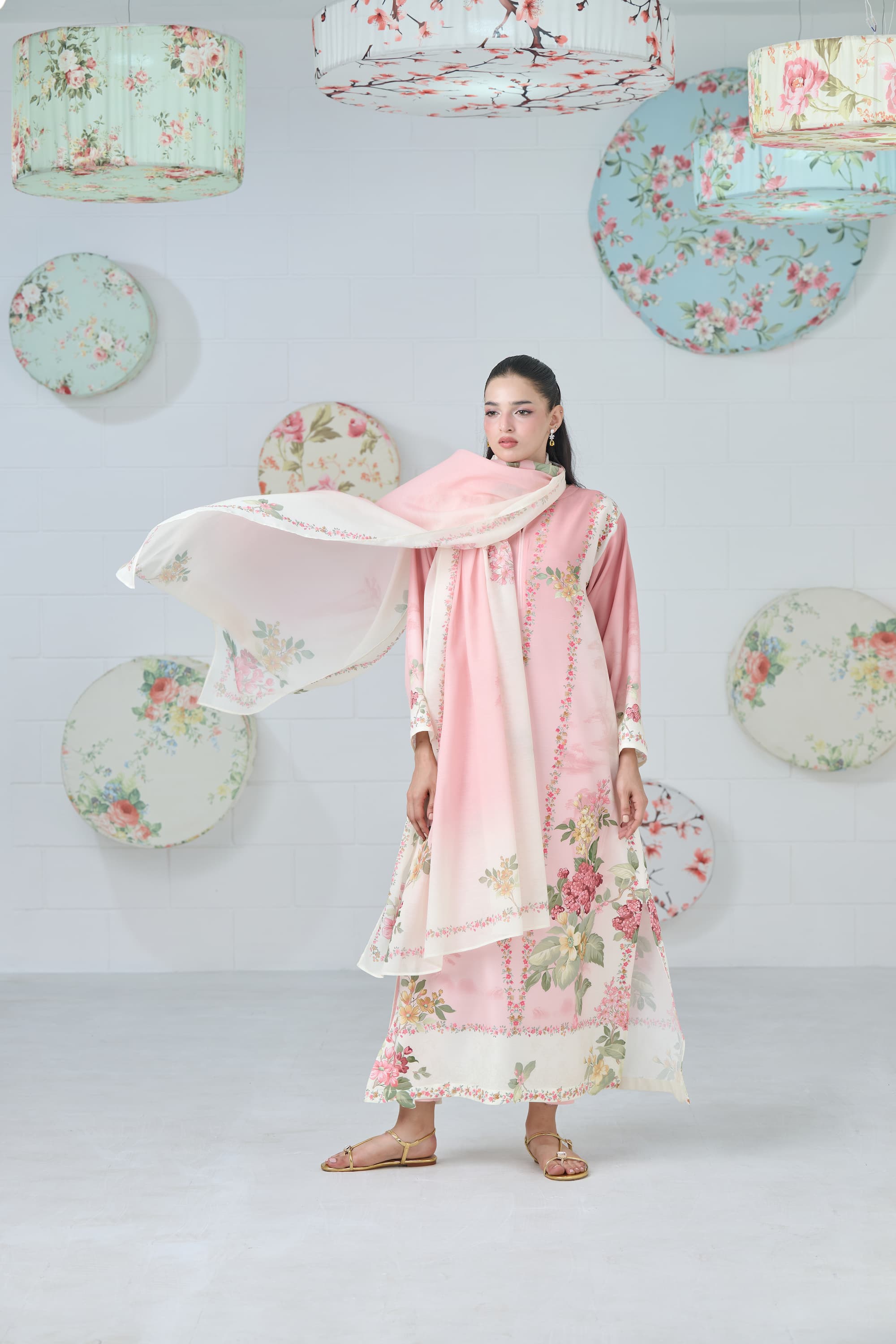Roselle Kaftan 2-Piece