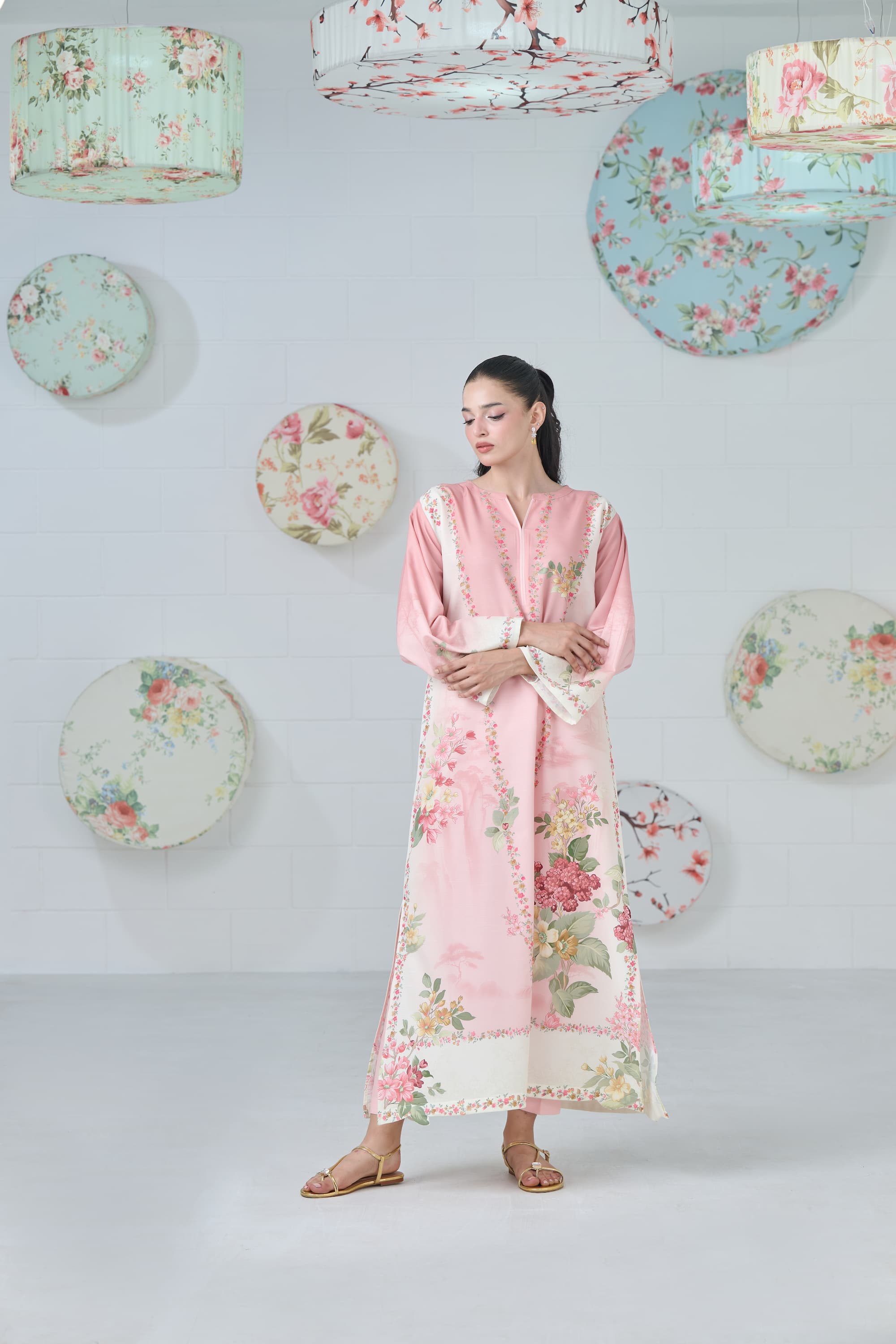Roselle Kaftan 2-Piece