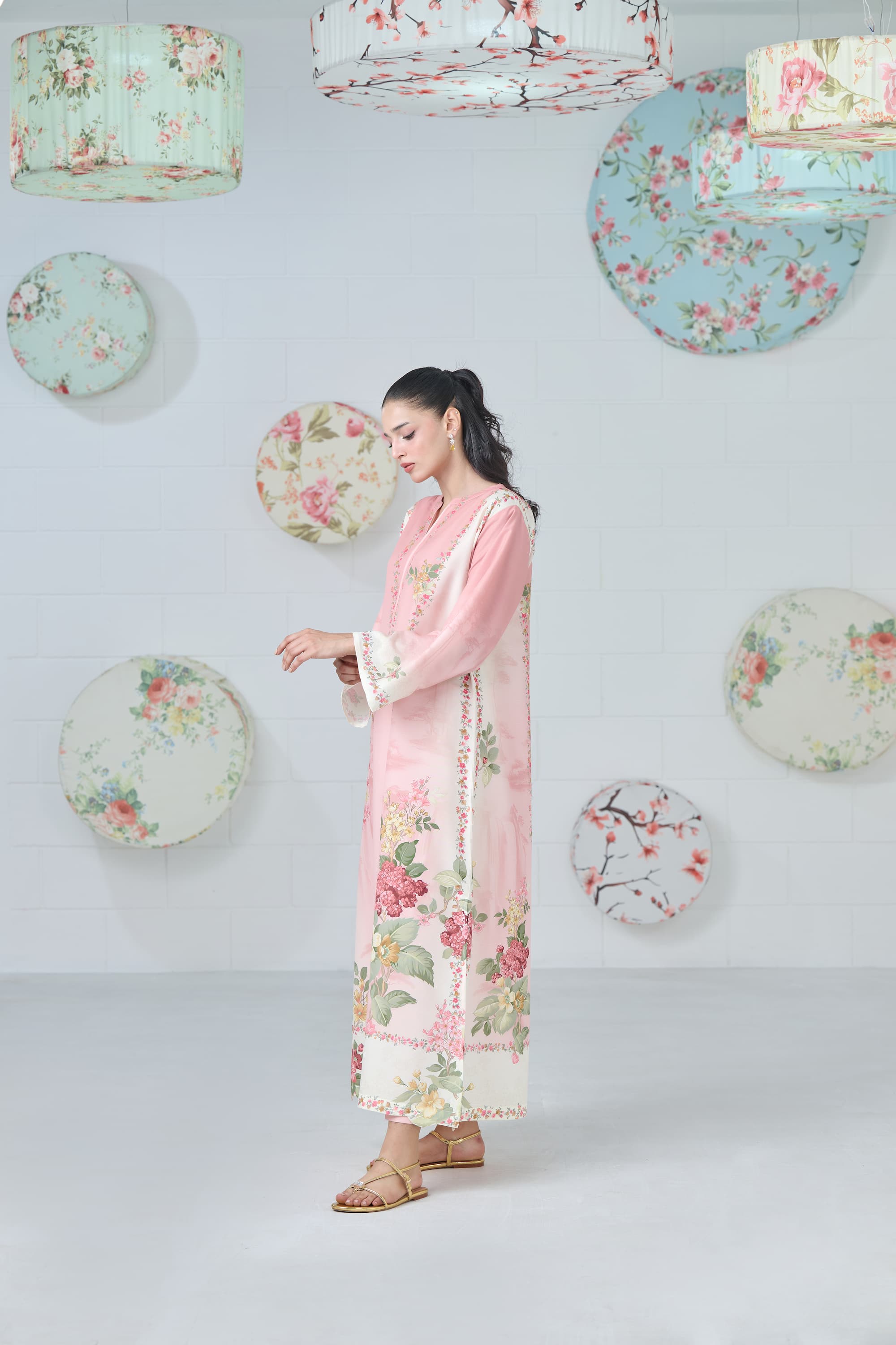 Roselle Kaftan 2-Piece