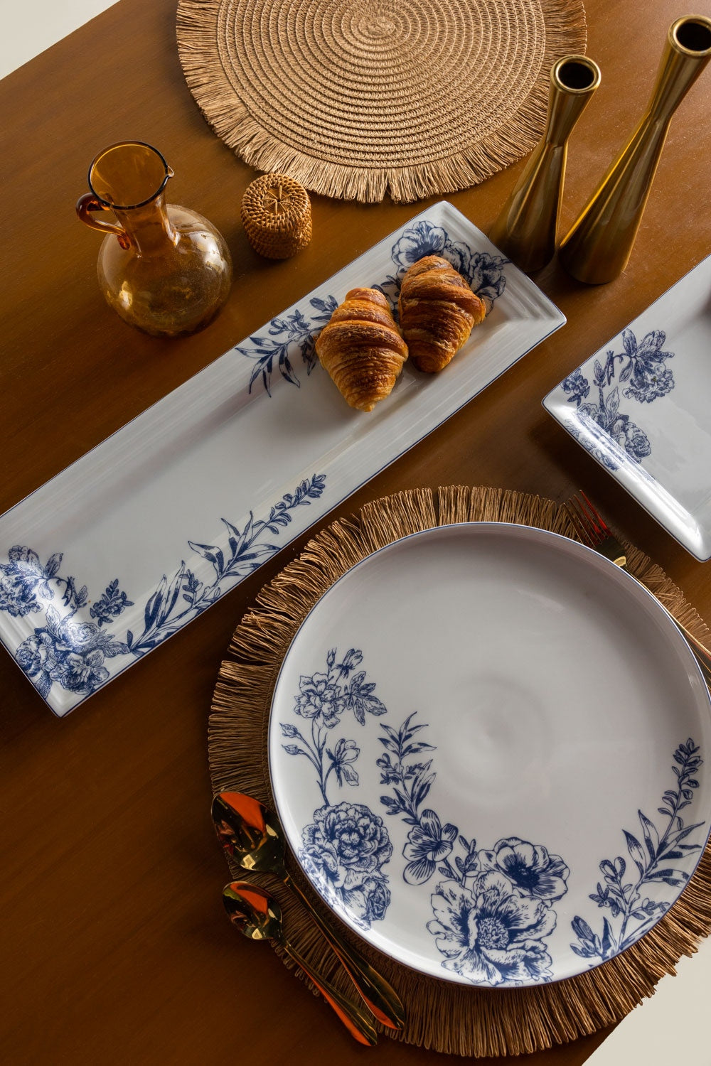 Floral Fish Platter Large