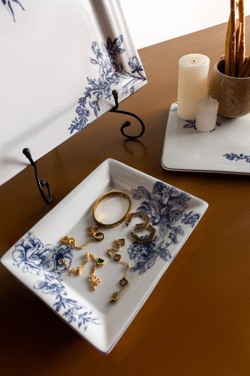 Floral Trinket Tray