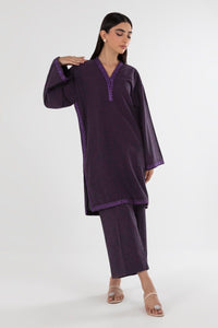 Stitched Embroidered Yarn Dyed Shirt
