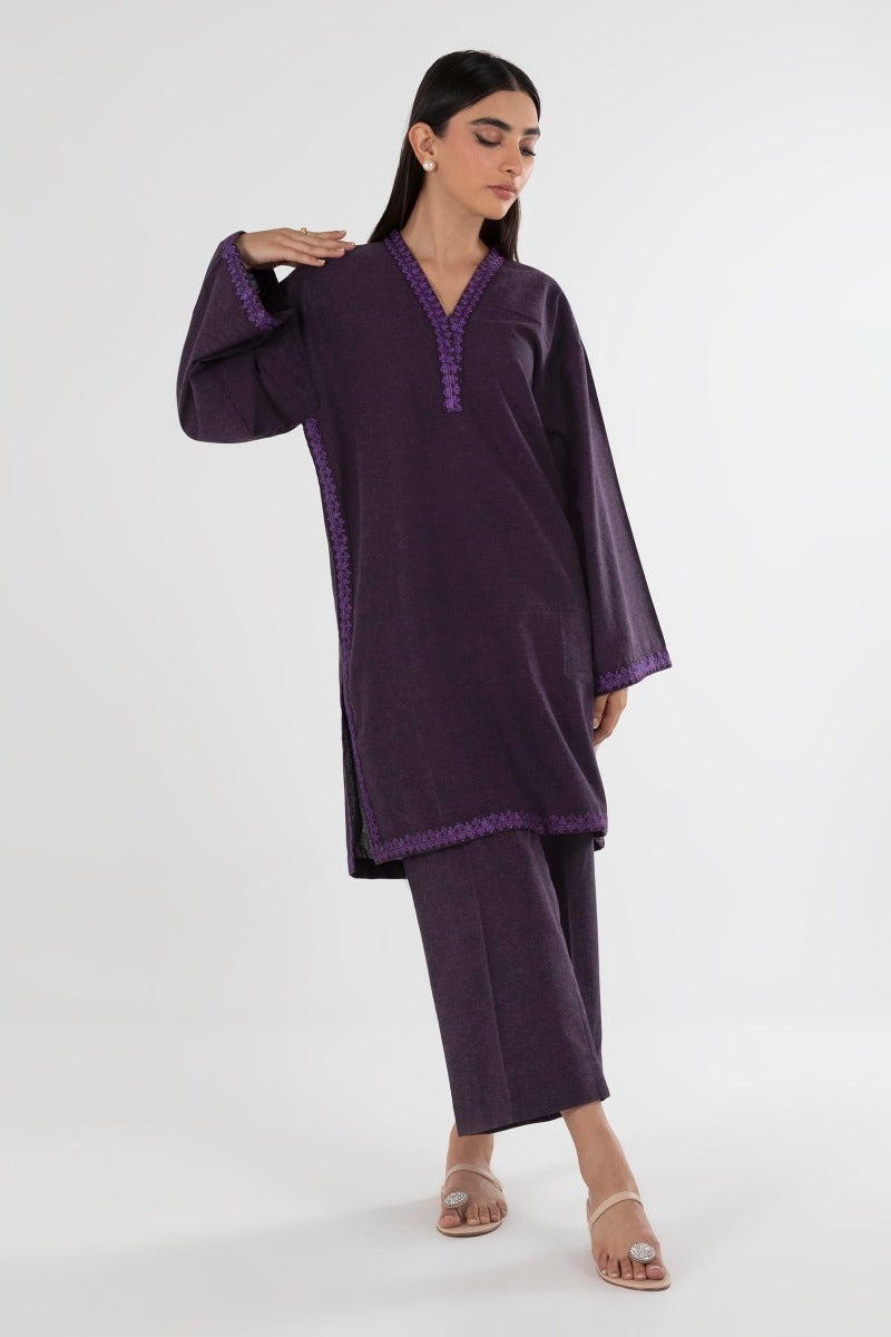 Embroidered Arabic Jacquard Shirt