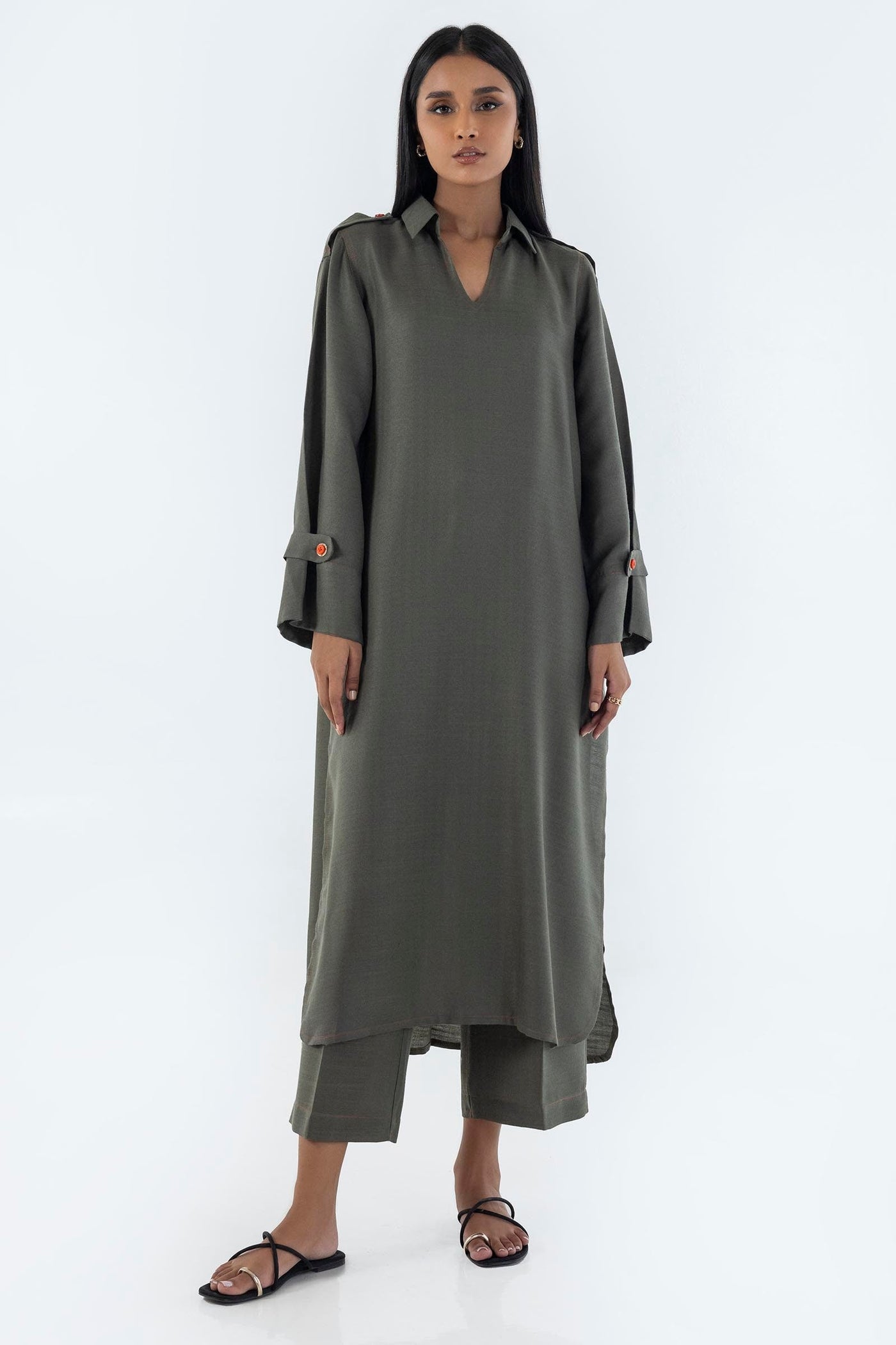 Printed Silk Embellished Kurti