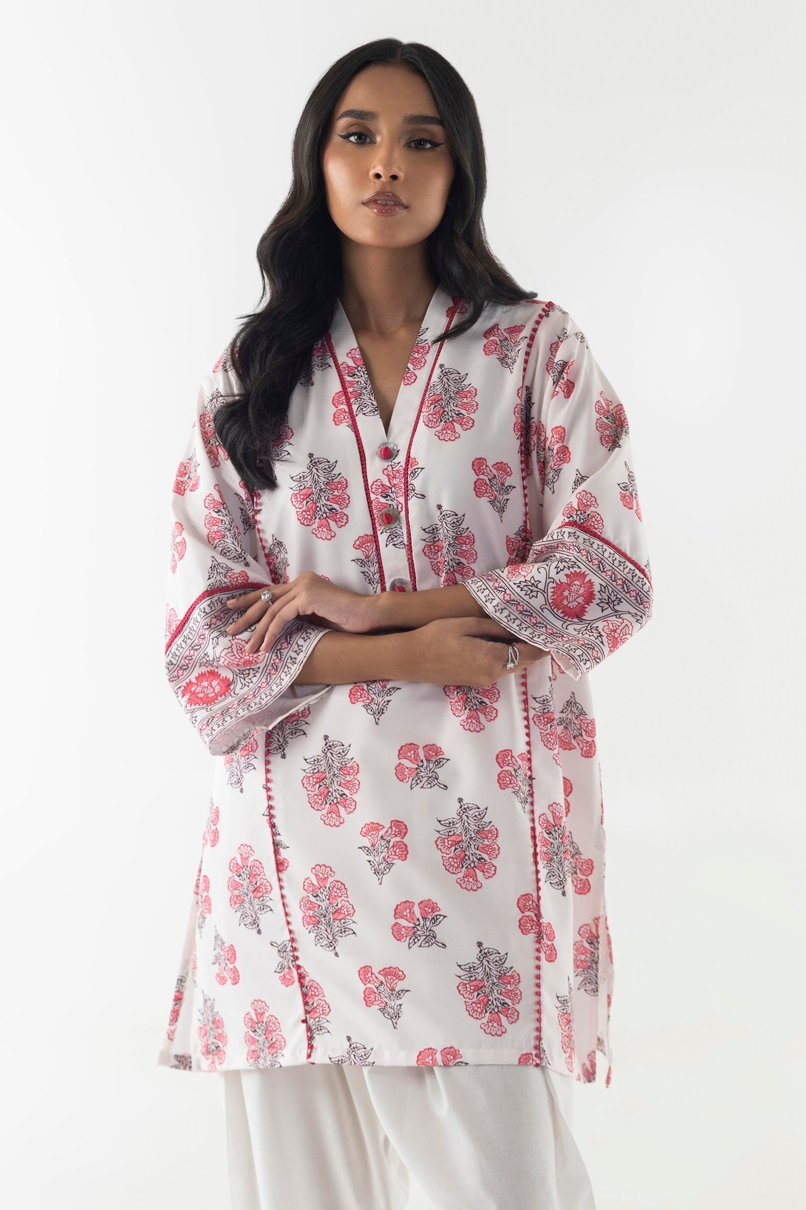 Stitched Basic Printed Shirt
