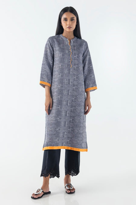 Stitched Basic Printed Shirt