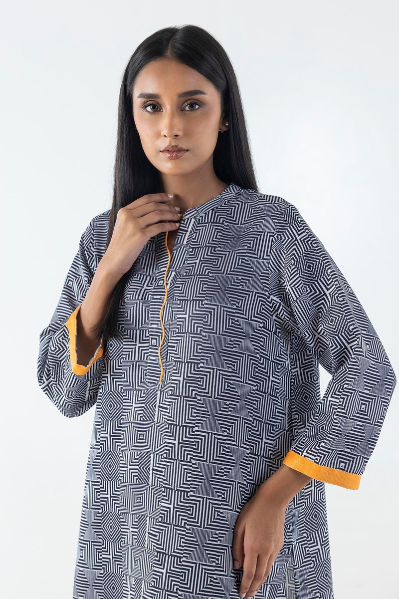 Stitched Dyed Brochia Shirt + Culotte