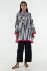 Stitched Basic Printed Shirt