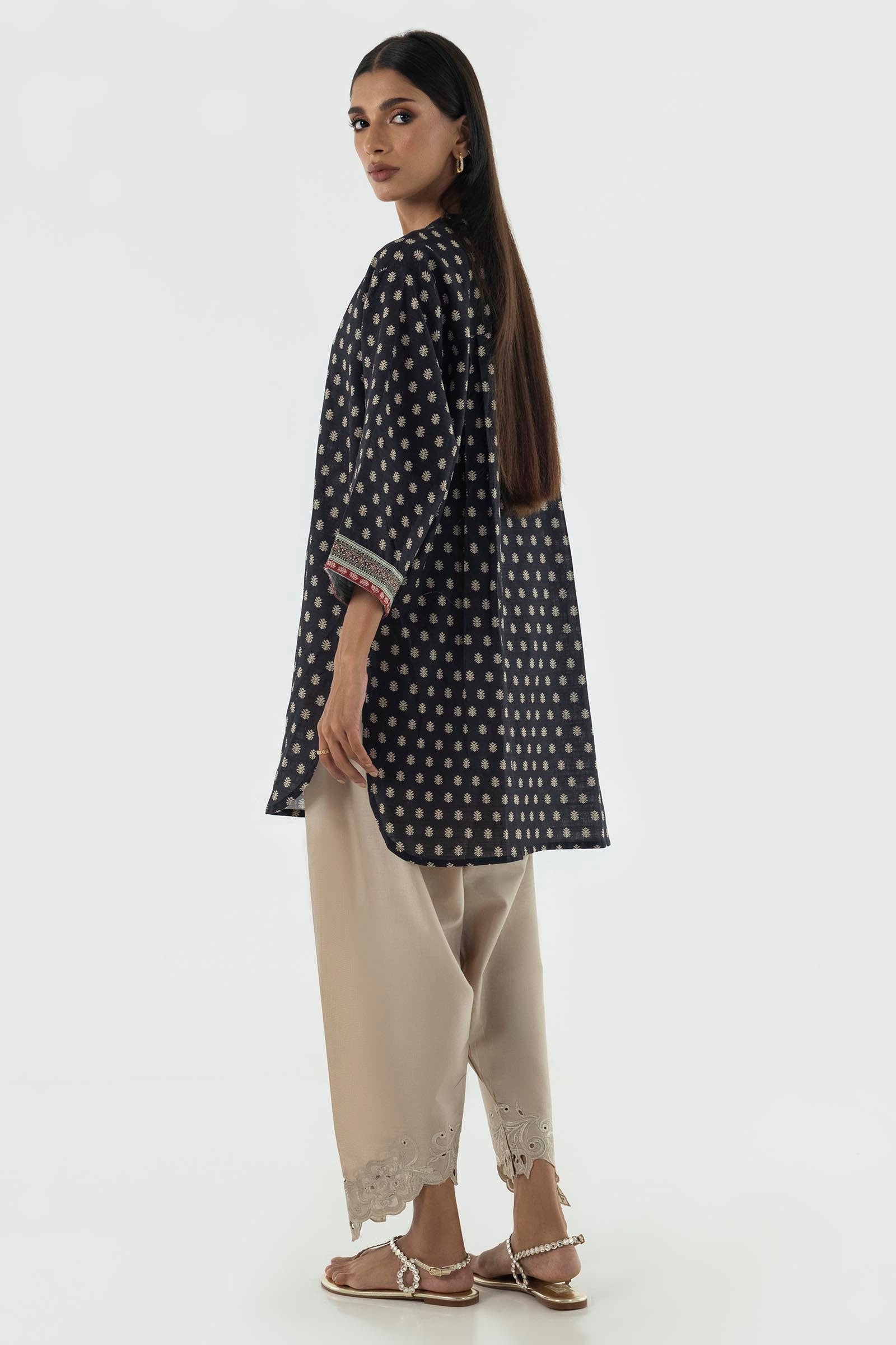 Stitched Basic Printed Shirt