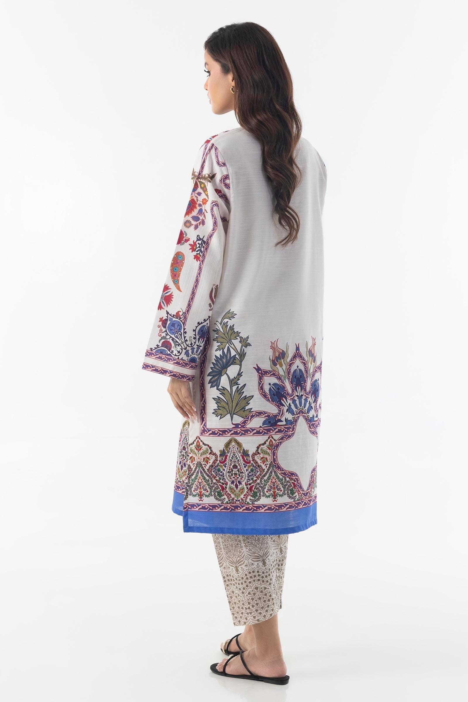 Stitched Basic Printed Shirt+Shalwar