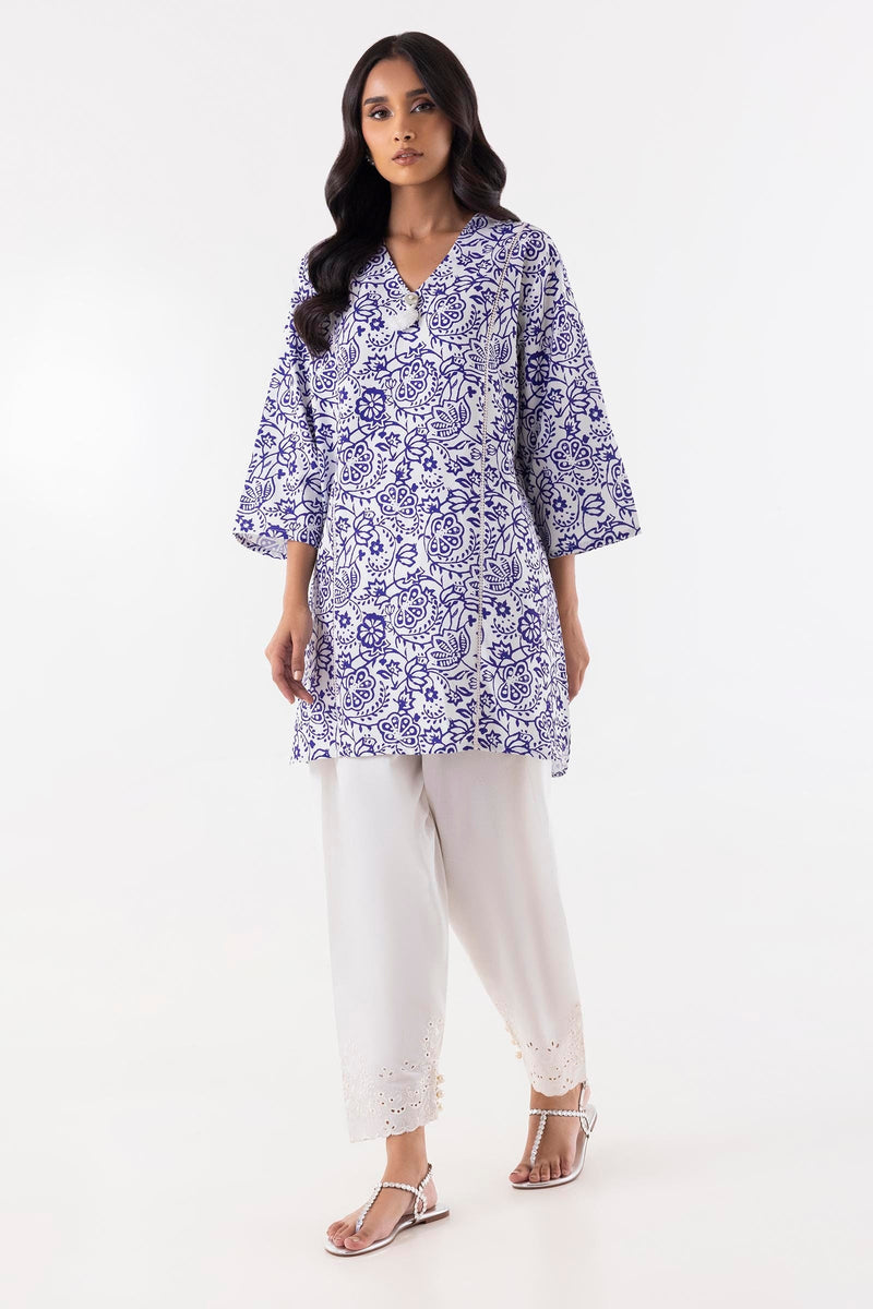 Stitched Digital Printed Linen Shirt + Bottom