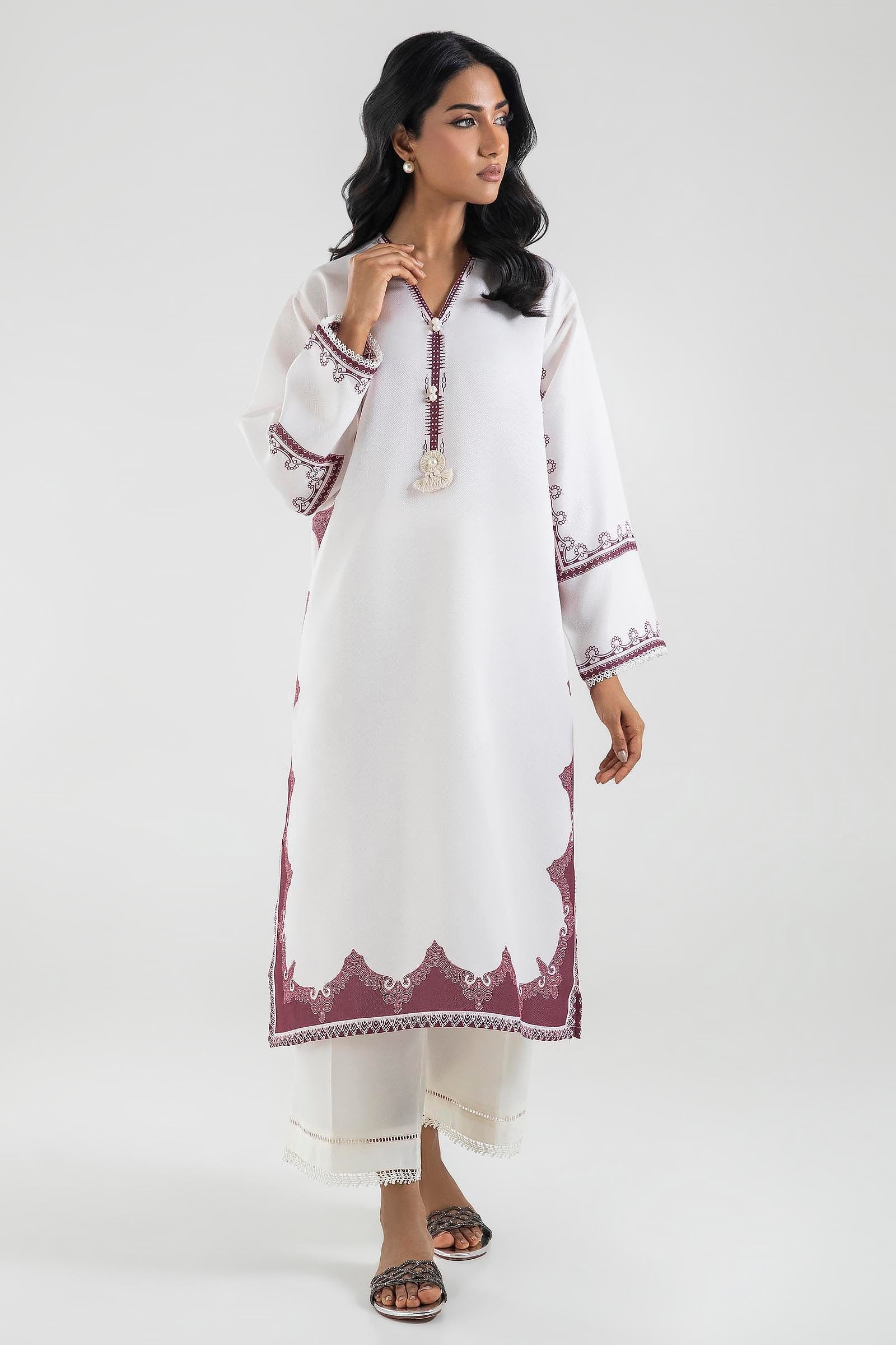 Stitched Basic Printed Shirt