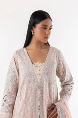 Stitched Georgette Embroidered Shirt + Plazo + Dupatta