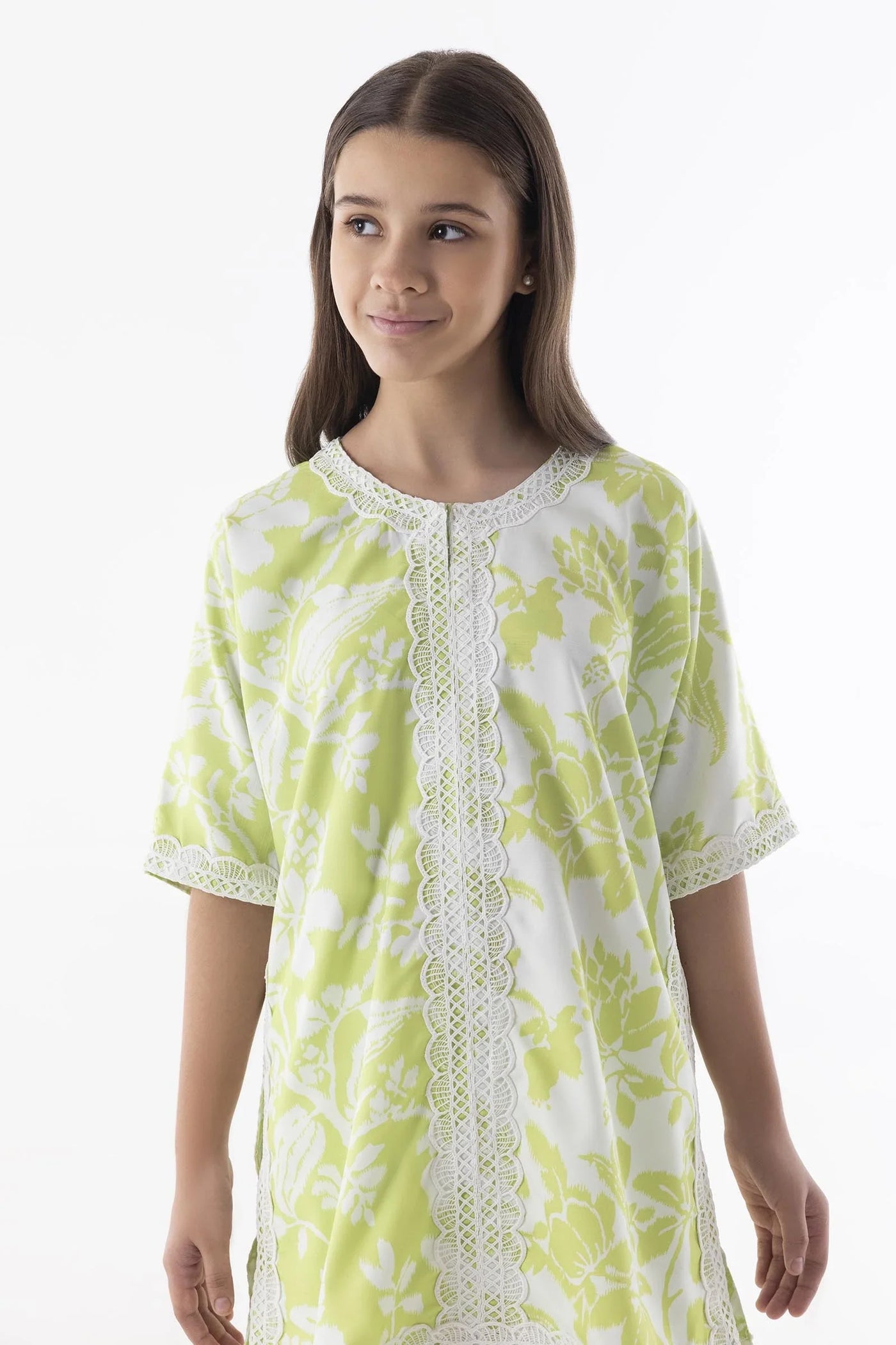 Stitched Kids Baggy Printed Shirt + Shalwar