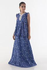 Stitched Kids Blue Shirt + Bottom