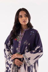 Stitched Multi Printed Shirt + Dupatta