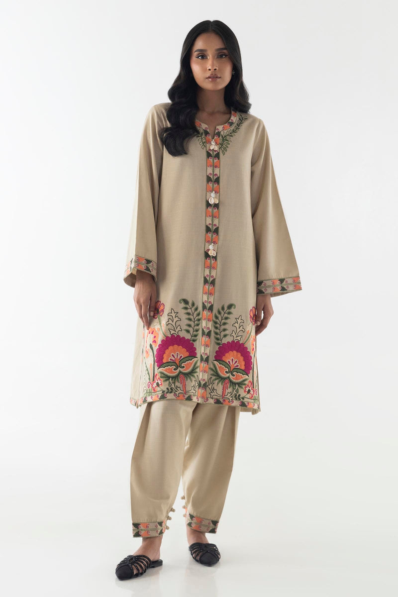 Stitched Mahay Lawn Suit