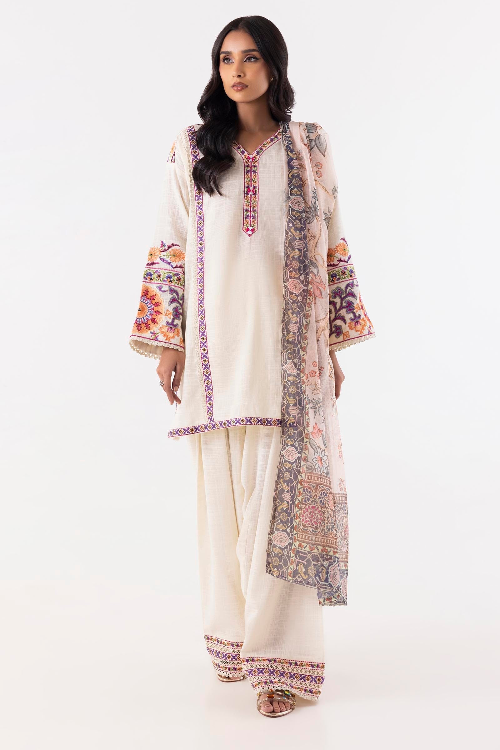 Multi Printed Shawl