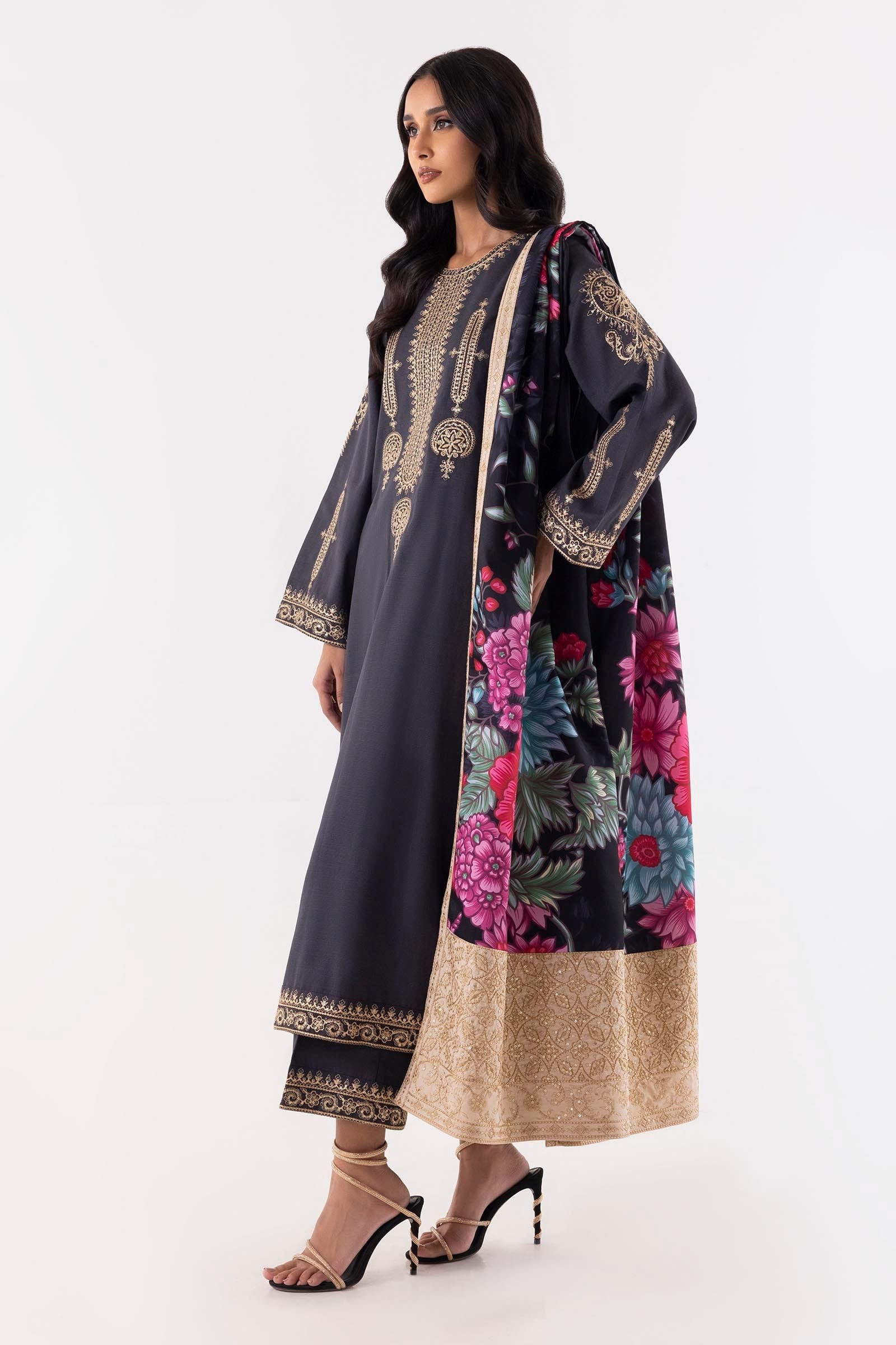 Multi Jacquard Shawl
