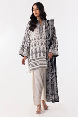 Stitched Beige Embroidered Shirt