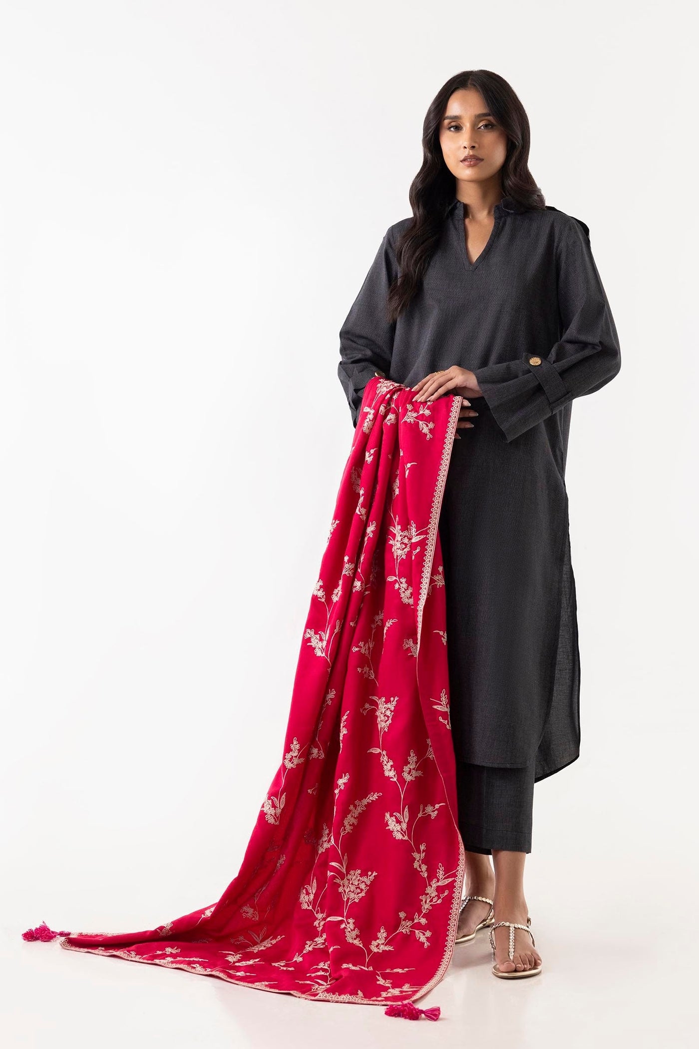 Magenta Shawl