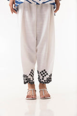 Stitched Jacquard Shalwar