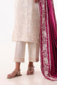 Stitched Cream Embroidered Culotte