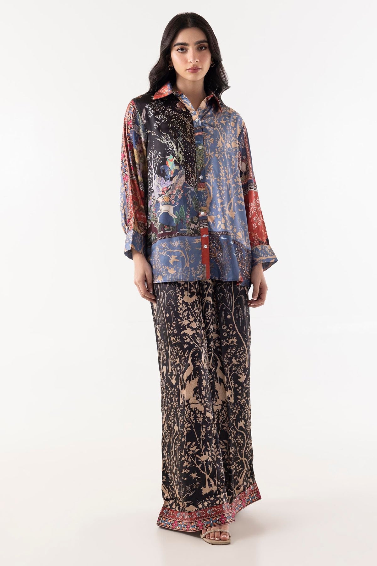 Stitched Basic Printed Shirt
