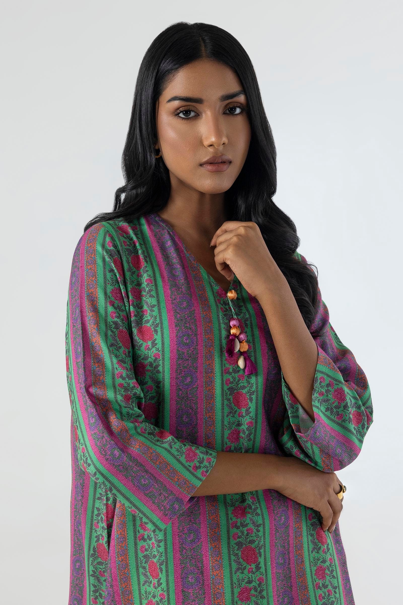 Stitched Basic Printed Shirt
