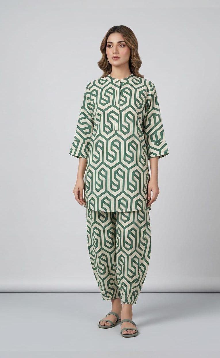 Geometric Printed Co-ord set