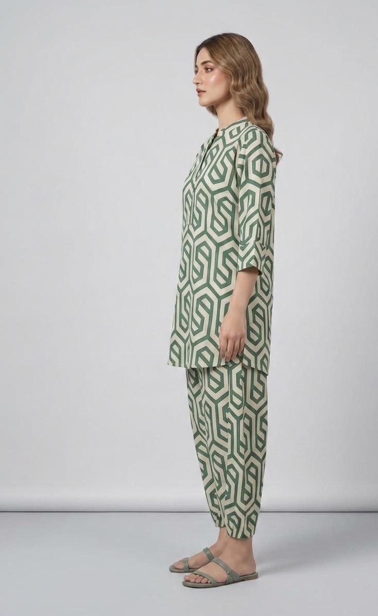 Geometric Printed Co-ord set