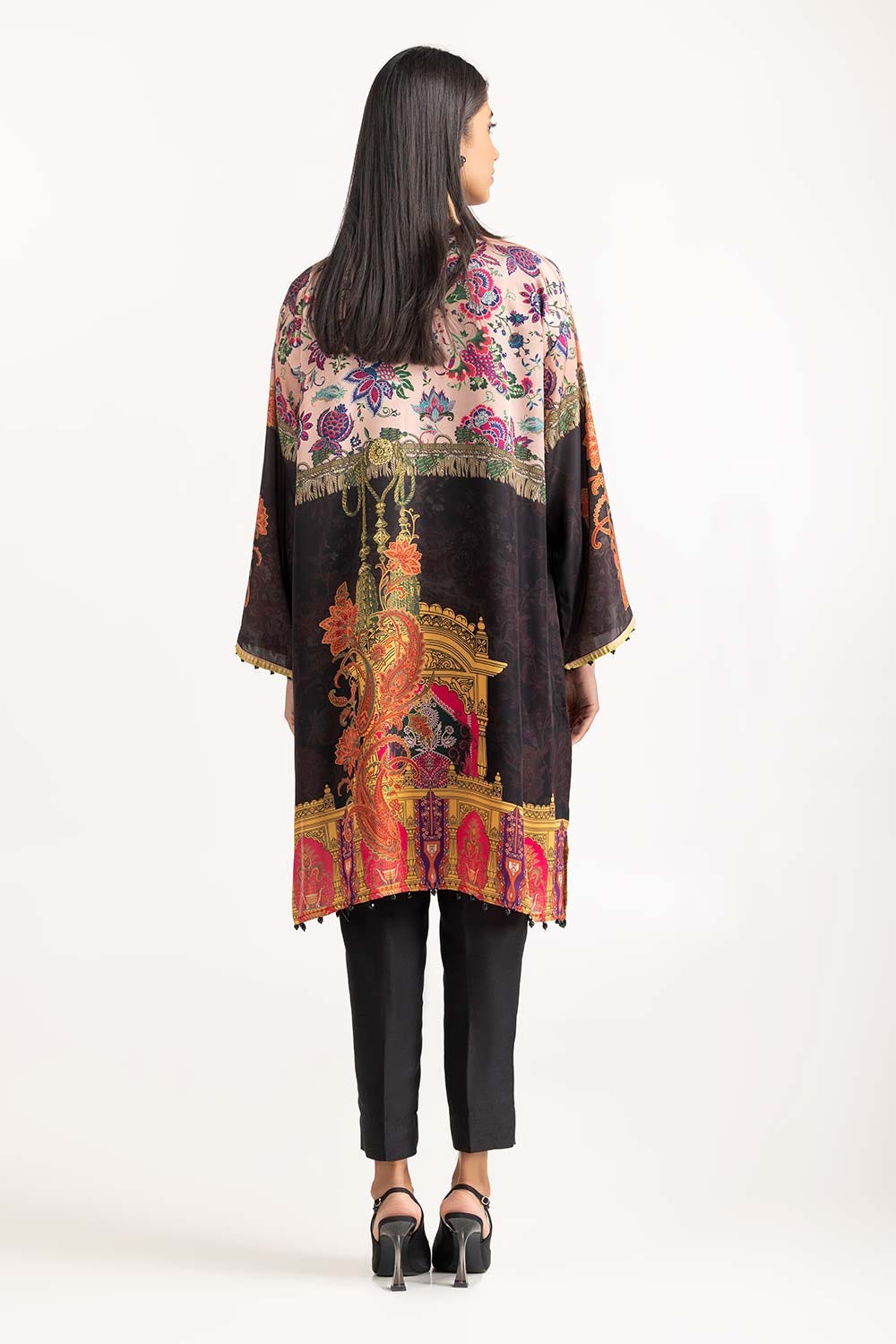 Shamose Silk Embellished Shirt