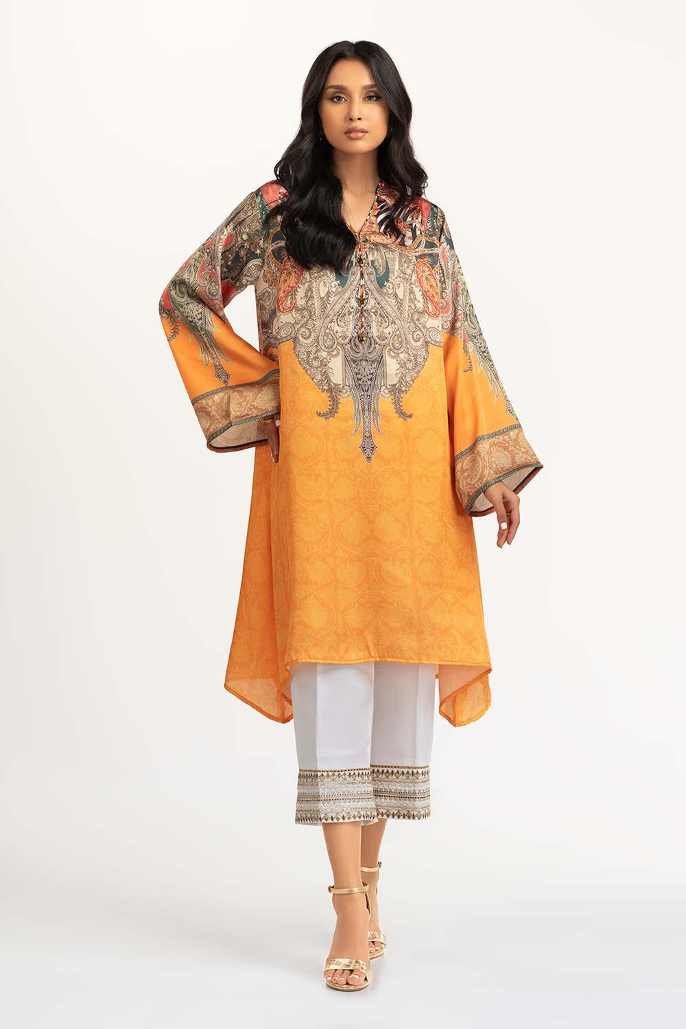 Shamoz Silk Embellished Shirt