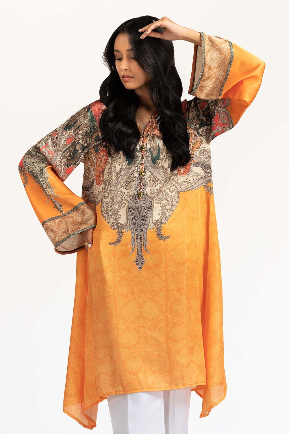 Shamoz Silk Embellished Shirt