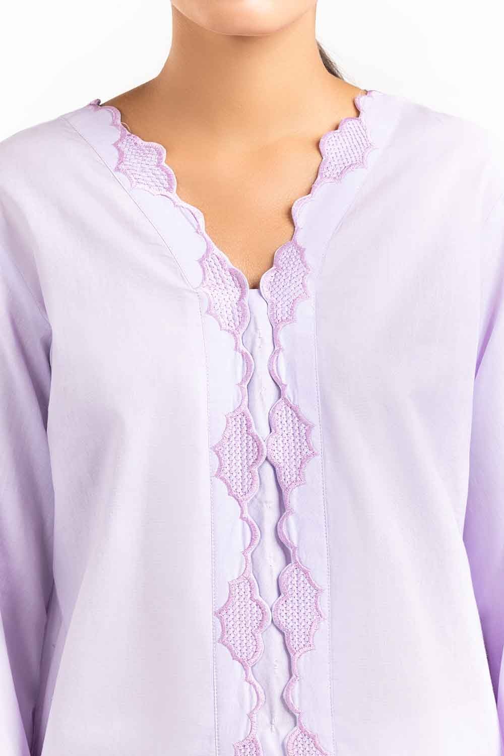Embroidered Cambric Shirt