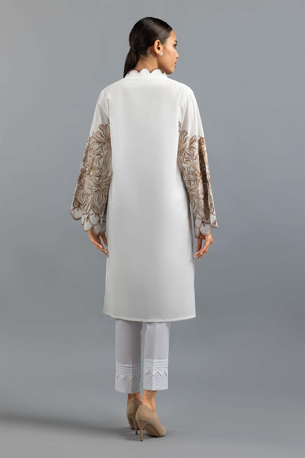 Embroidered Cambric Shirt