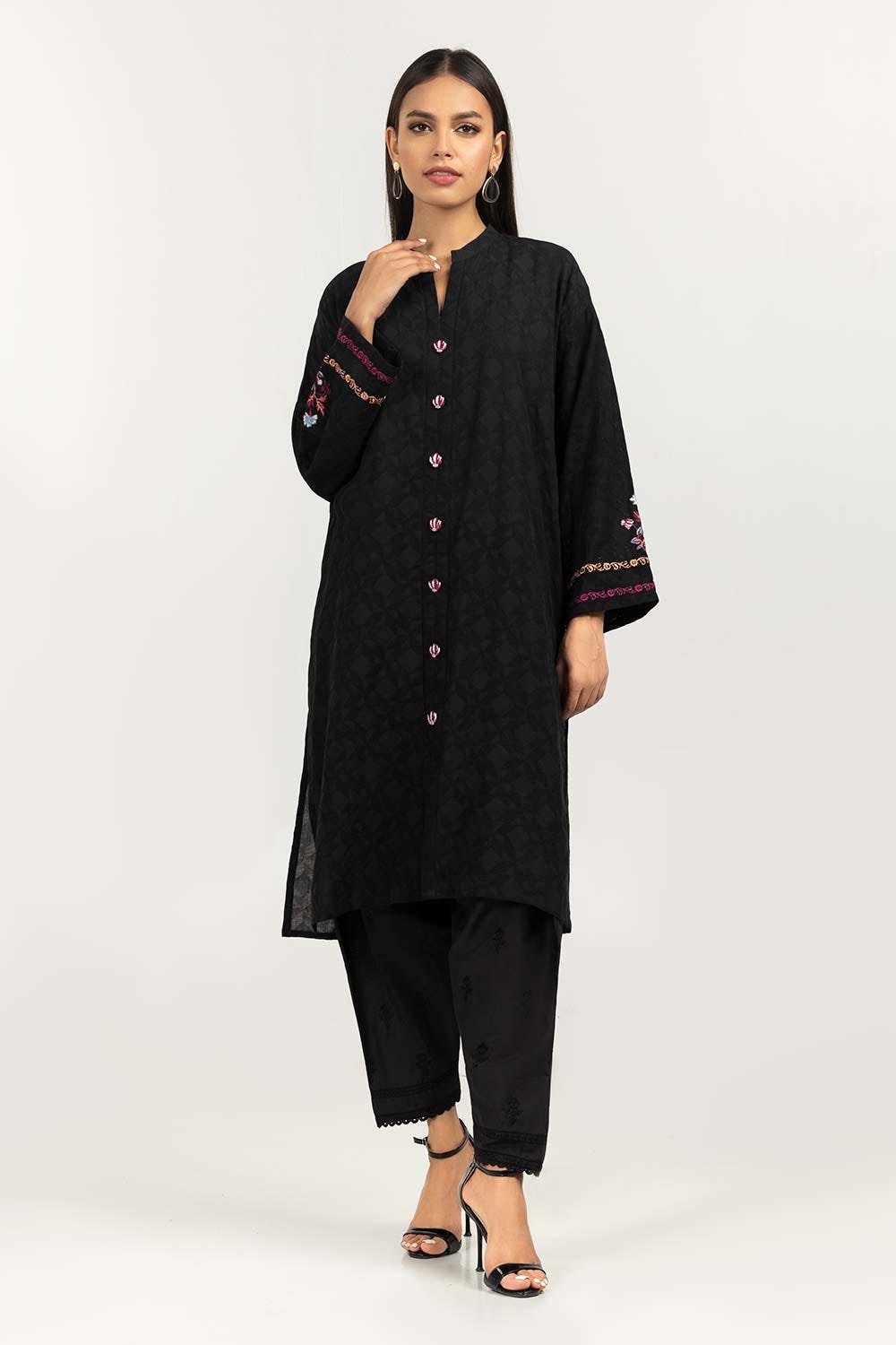 Embroidered Jacquard Shirt